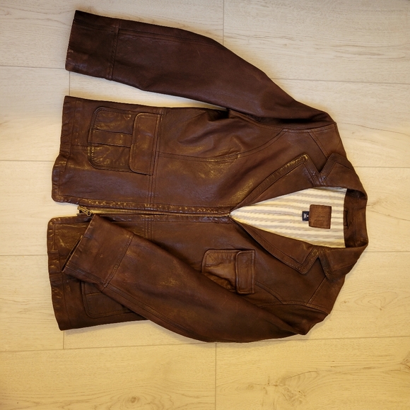 Gap genuine leather jacket - Picture 6 of 8